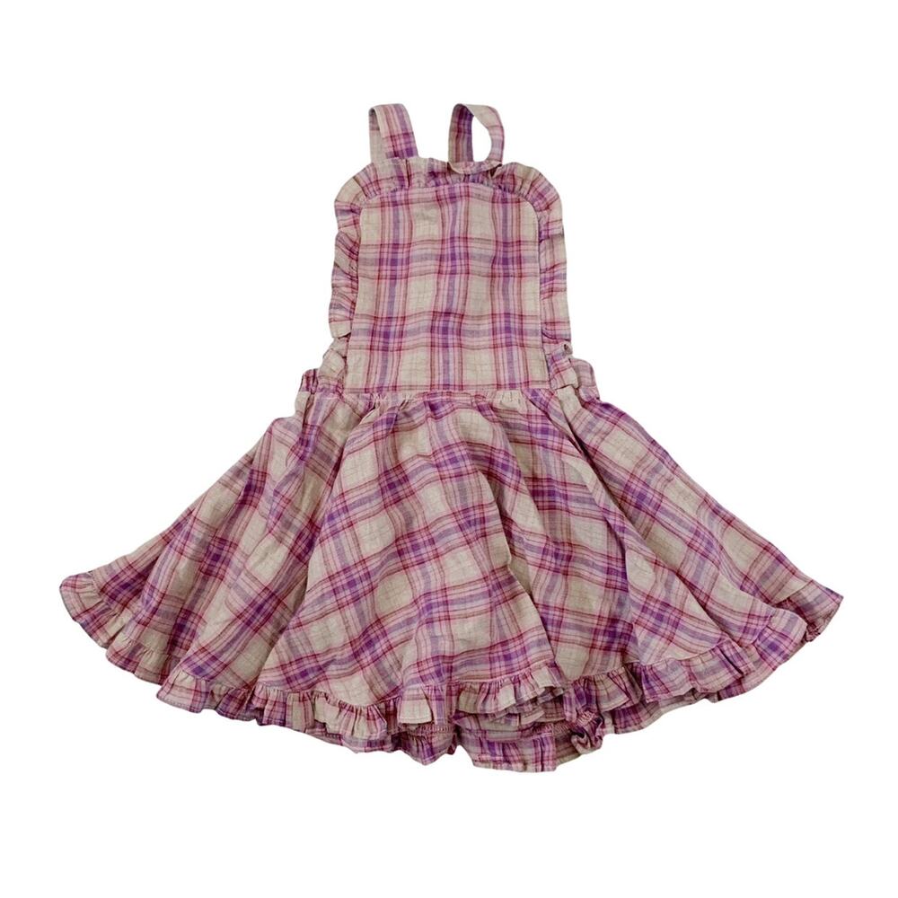 Numi Plaid Pinafore
